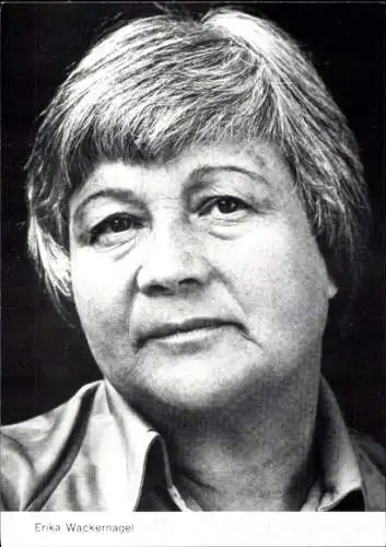 Ak Schauspielerin Erika Wackernagel, Portrait, Autogramm