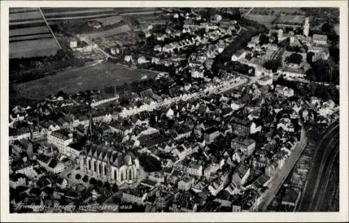 Ak Friedberg in Hessen, Luftaufnahme