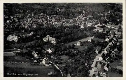 Ak Bad Orb im Spessart Hessen, Fliegeraufnahme, Sanatorium