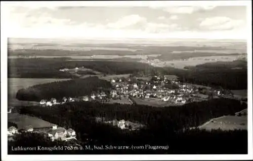 Ak Königsfeld im Schwarzwald Baden, Fliegeraufnahme