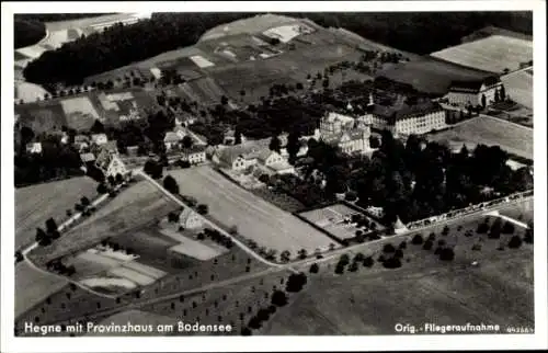 Ak Hegne Allensbach am Bodensee, Fliegeraufnahme, Provinzhaus