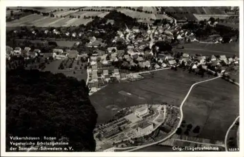 Ak Volkertshausen Baden Württemberg, Fliegeraufnahme, Erholungsheime