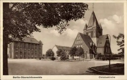 Ak Berlin Köpenick Oberschöneweide, Christuskirche