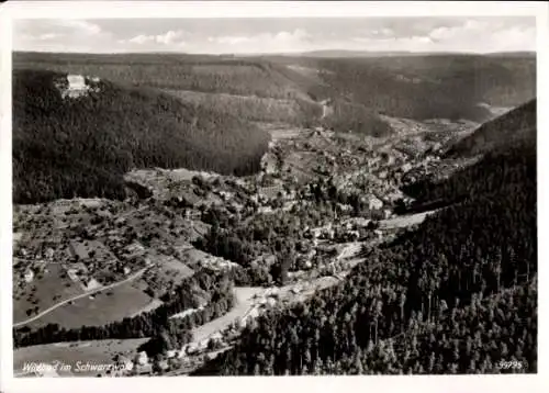 Ak Bad Wildbad im Schwarzwald, Fliegeraufnahme