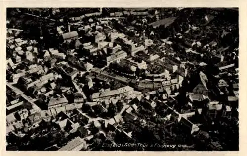 Ak Eisfeld in Thüringen, Fliegeraufnahme