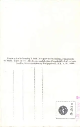 Ak Biberach an der Riß in Oberschwaben, Fliegeraufnahme