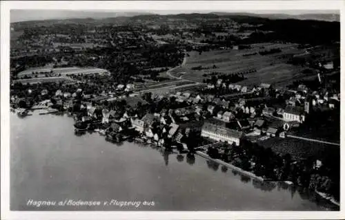 Ak Hagnau am Bodensee, Fliegeraufnahme