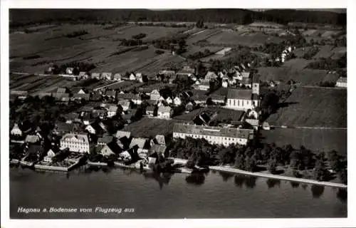 Ak Hagnau am Bodensee, Fliegeraufnahme