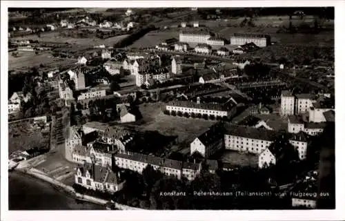 Ak Petershausen Konstanz am Bodensee, Fliegeraufnahme