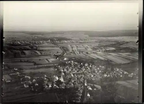 Foto Wiernsheim, Totalansicht, Fliegeraufnahme