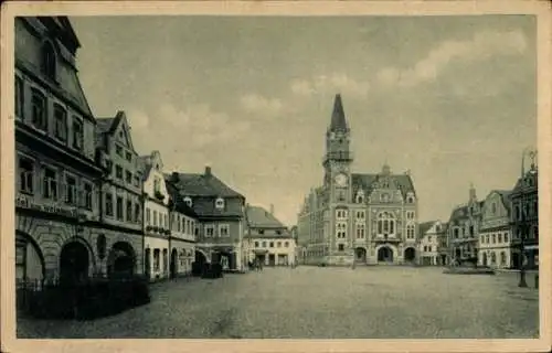 Ak Frýdlant v Čechách Friedland in Böhmen Reg. Reichenberg, Platz, Hotel zum weißen Ross