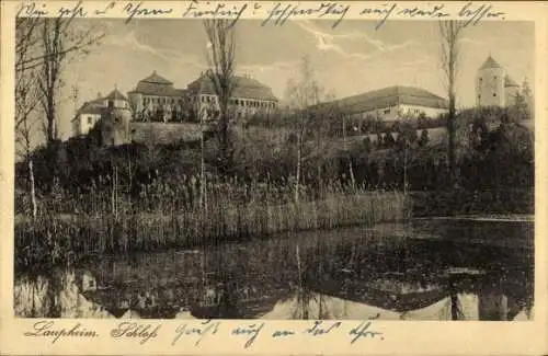 Ak Laupheim in Oberschwaben, Schloss Großlaupheim