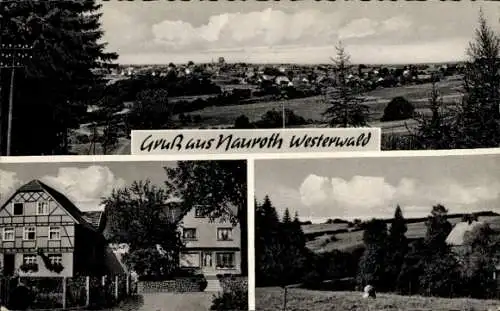 Ak Nauroth im Westerwald, Gesamtansicht, Lebensmittel Arndt