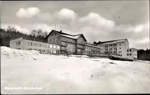 Ak Windischbergerdorf Cham Oberpfalz, Bayerwald Sanatorium, Winter