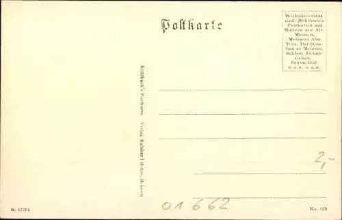 Ak Meißen an der Elbe, Panorama, Dampfer