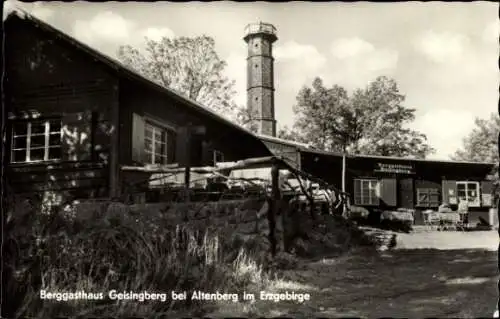 Ak Altenberg im Erzgebirge, Berggasthaus Geisingberg