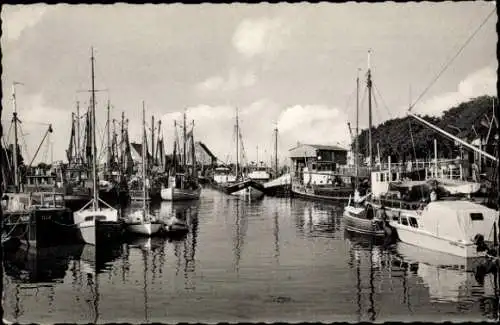 Ak Wyk auf Föhr Nordfriesland, Hafen