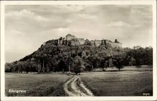 Ak Königstein an der Elbe Sächsische Schweiz, Festung Königstein