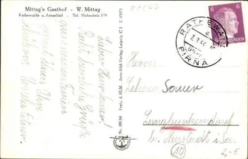 Ak Königstein an der Elbe Sächsische Schweiz, Festung Königstein