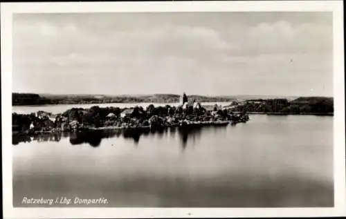 Ak Ratzeburg im Herzogtum Lauenburg, Panorama, Dom