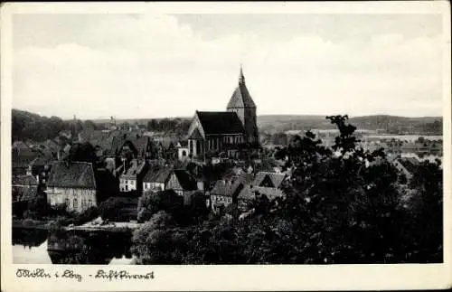 Ak Mölln im Herzogtum Lauenburg, Gesamtansicht, Kirche