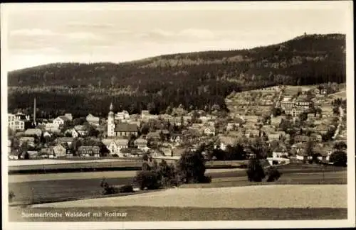 Ak Walddorf Kottmar in der Oberlausitz, Panorama mit Kottmarberg