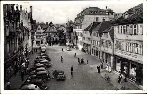 Ak Bad Kissingen Unterfranken Bayern, Marktplatz