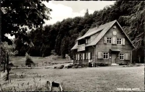 Ak Nordheim vor der Rhön, Berggasthaus Thüringer Hütte