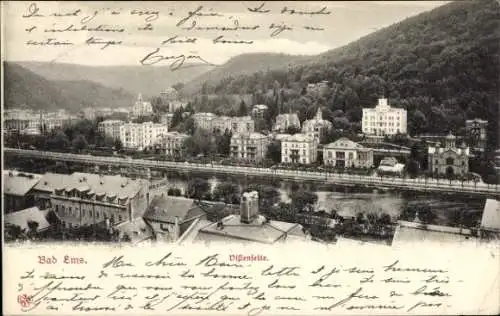 Ak Bad Ems, Teilansicht der Stadt, Villenseite