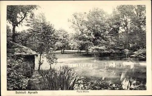 Ak Aprath Wülfrath im Bergischen Land, Schlosspark