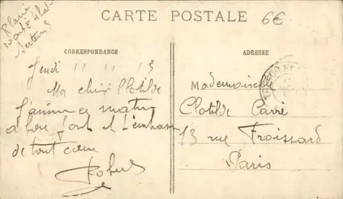 Ak Sommeilles Meuse, Ruinen, Kirche