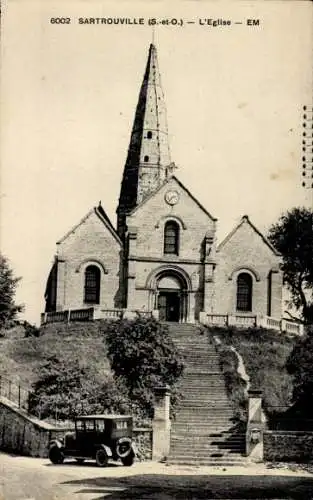 Ak Sartrouville Yvelines, Eglise