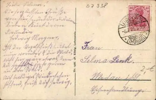 Ak Leutenberg Thüringen, Gesamtansicht