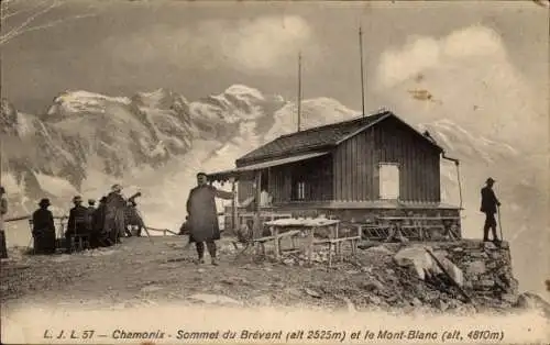 Ak Chamonix Mont Blanc Haute Savoie, Sommet du Brevent