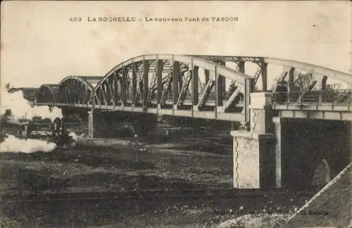 Ak La Rochelle Charente Maritime, Nouveau Pont de Tasdon