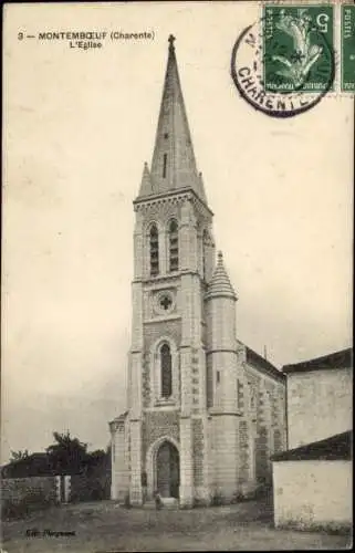 Ak Montembœuf Montemboeuf Charente, Kirche