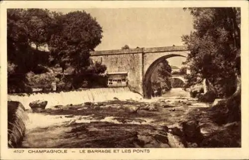 Ak Champagnole Jura, Le Barrage et les Ponts