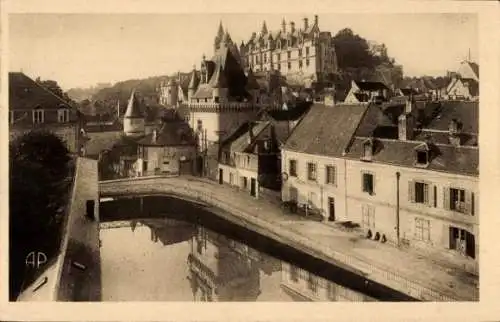 Ak Loches Indre-et-Loire, Chateau Royal, Porte des Cordeliers