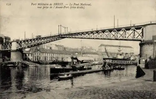 Ak Brest Finistère, Port Militaire, Pont National