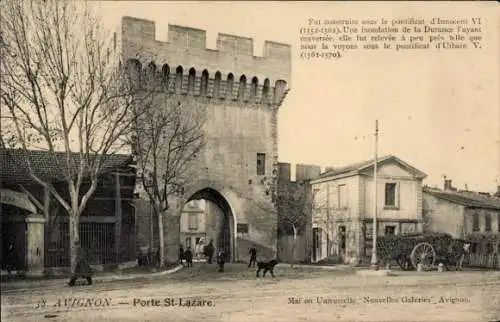 Ak Avignon Vaucluse, Porte St-Lazare