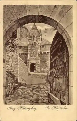 Ak Orschwiller Orschweiler Elsass Bas Rhin, Hohkönigsburg, Haupttorbau