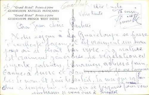 Ak Pointe a Pitre Guadeloupe, Grand Hotel