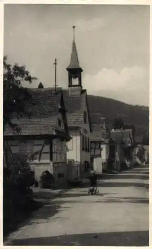 Foto Ak Drachenbronn Birlenbach Elsass Bas Rhin, Straßenpartie