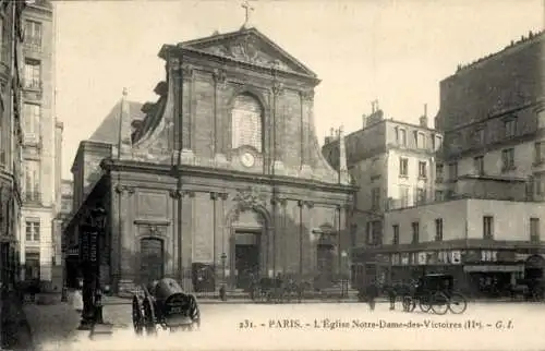 Ak Paris Stock Exchange II, Kirche Notre Dame des Victoires