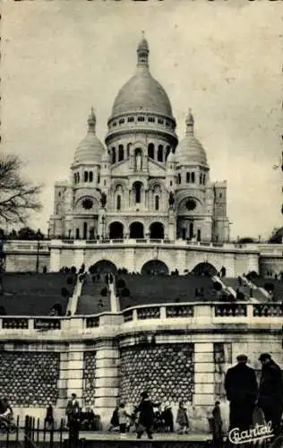 Ak Paris I Louvre, Sacre Coeur