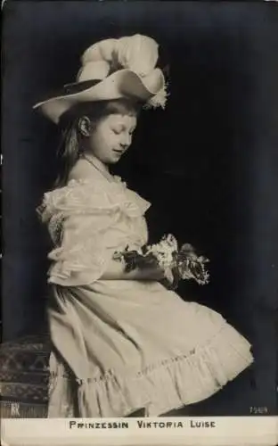 Ak Prinzessin Viktoria Luise von Preußen, Kinderportrait