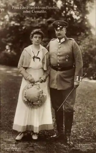 Ak Eitel Friedrich Prinz von Preußen, Sophie Charlotte von Oldenburg