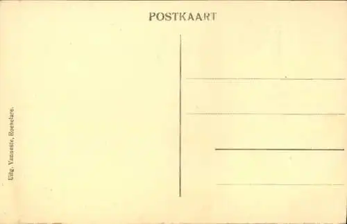 Ak Roeselare Roeselaere Rousselare Roulers Westflandern, Gesamtansicht