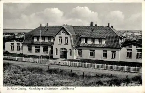 Ak Nordseebad Sankt Peter Ording, Kinderheim Köhlbrand E. V. Ording