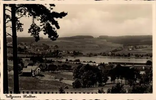 Ak Malter Dippoldiswalde, Talsperre Malter, Panorama